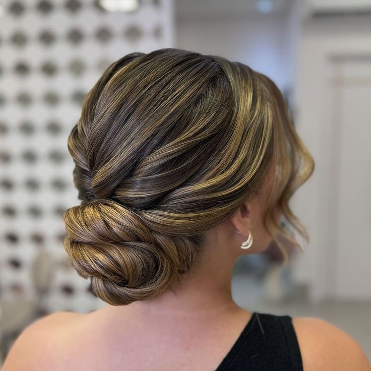 penteado vestido um ombro