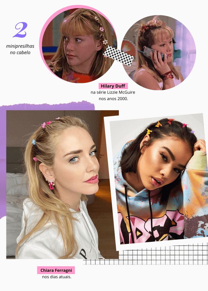 Estética Y2K cabelo