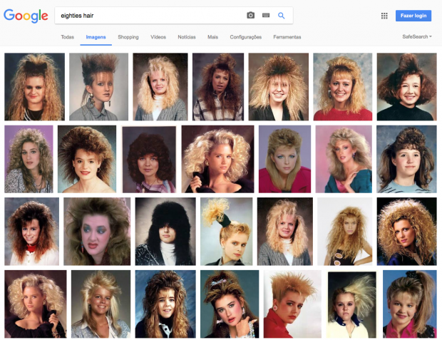 como fazer cabelo anos 80 liso