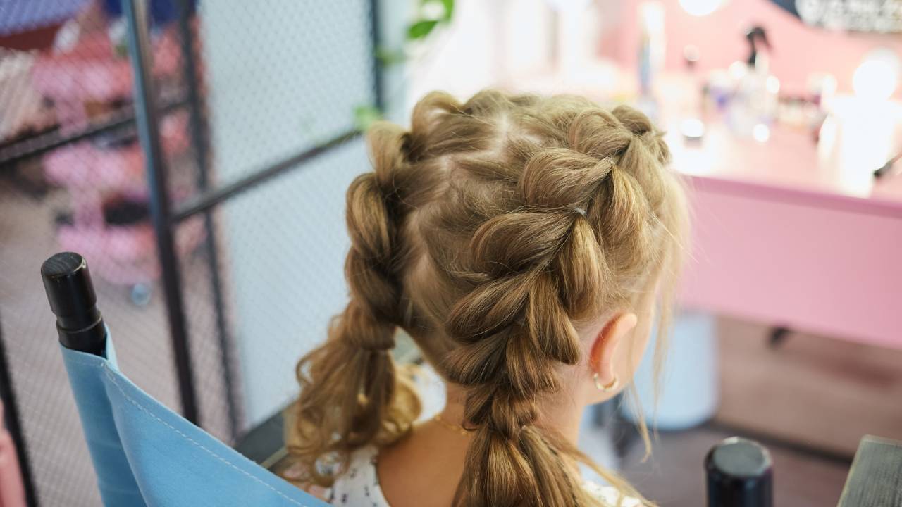 penteados infantis para escola