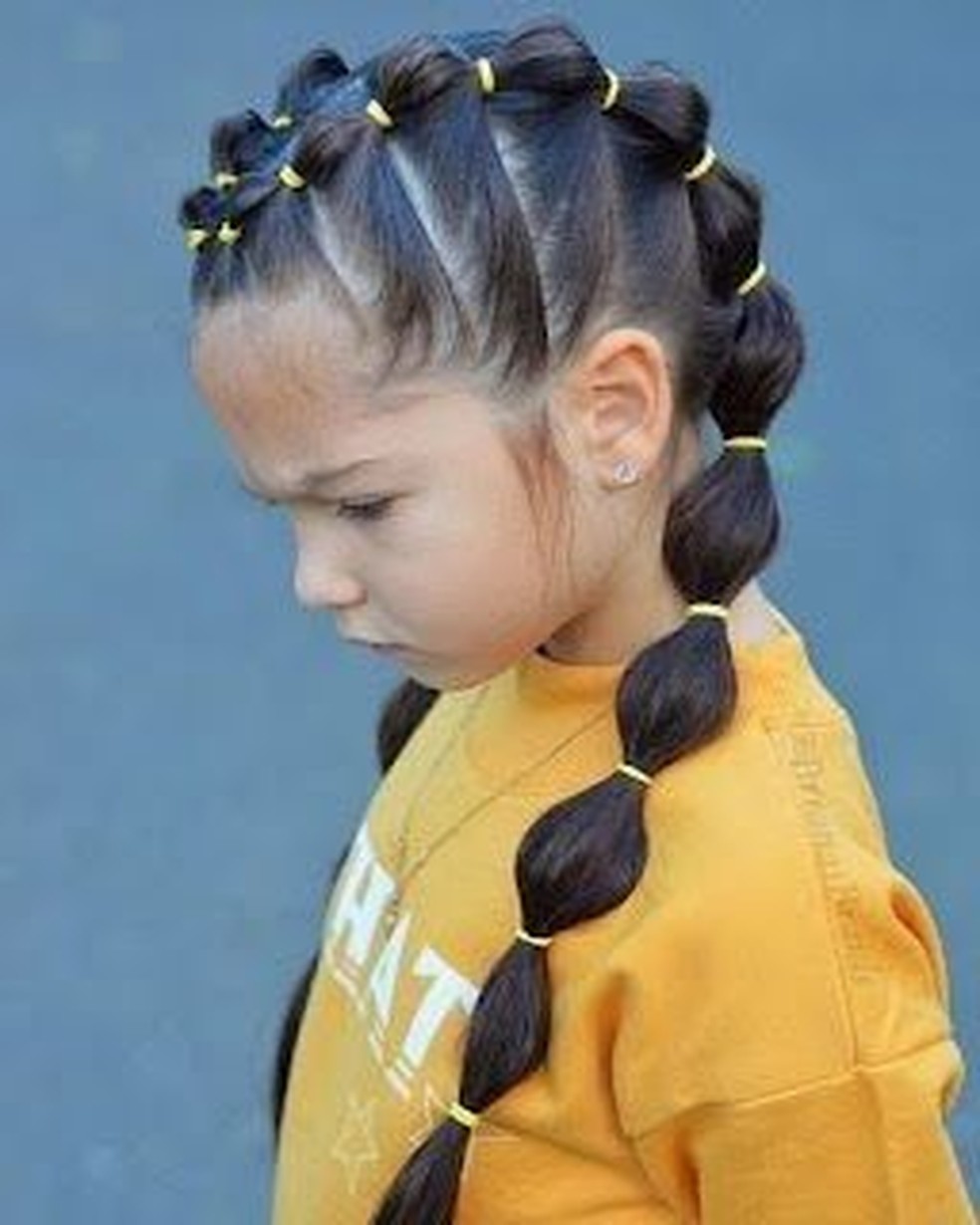 penteados para cabelo crespo infantil