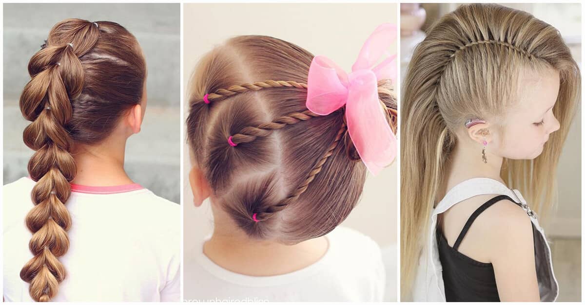penteados para crianças com pouco cabelo