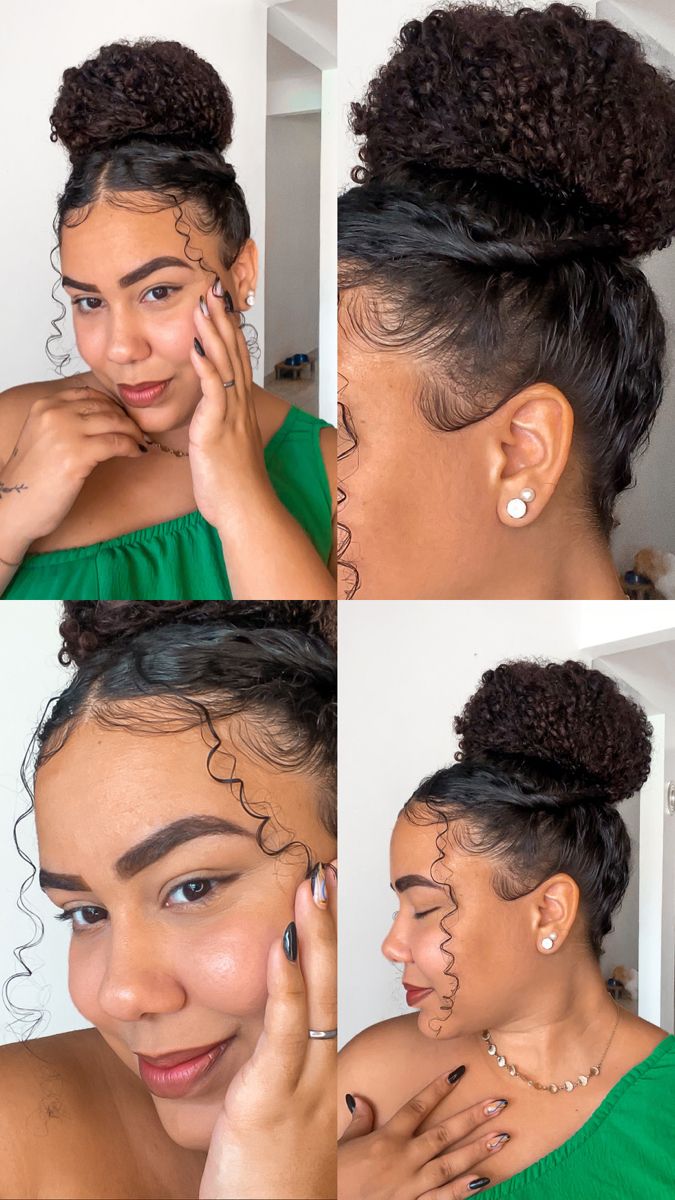 penteados para cabelo crespo curto