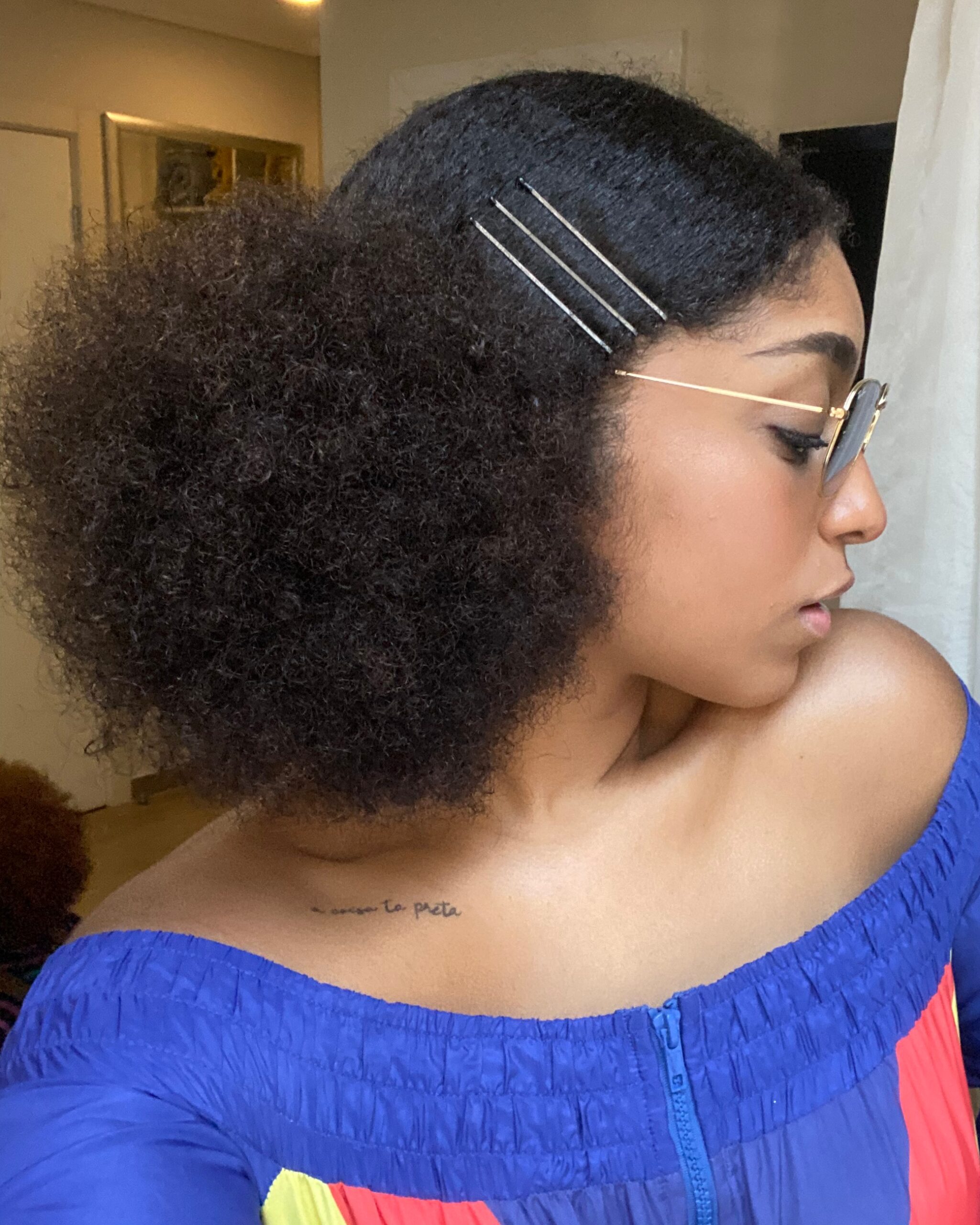 penteados fáceis cabelo crespo