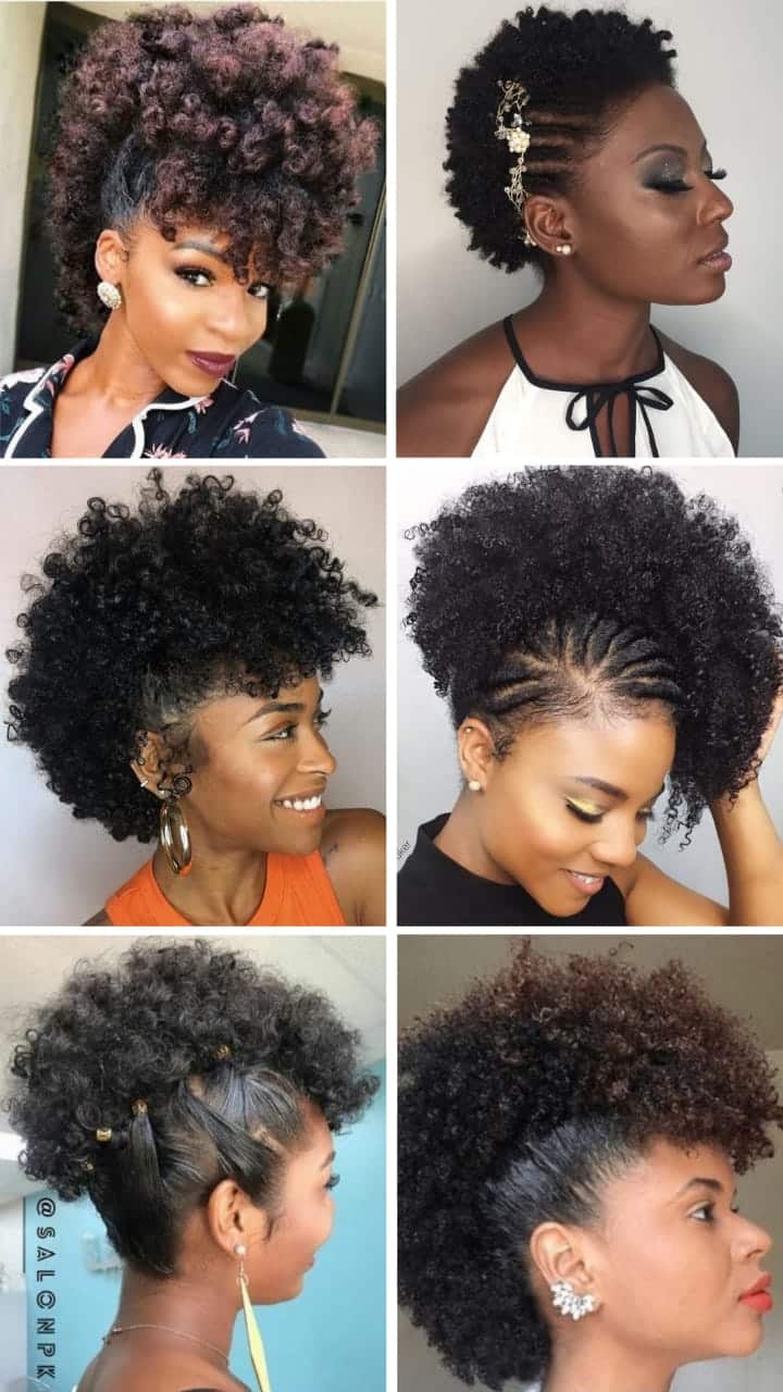 penteados afro