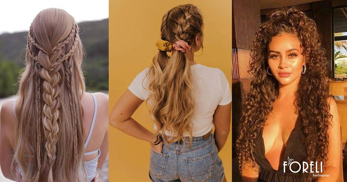 penteados para cabelo longo liso