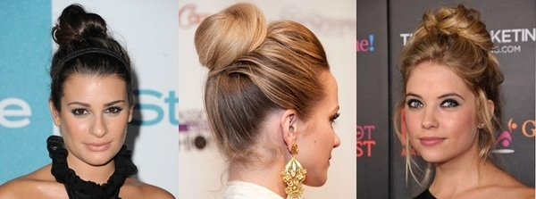 penteados elegantes cabelo longo