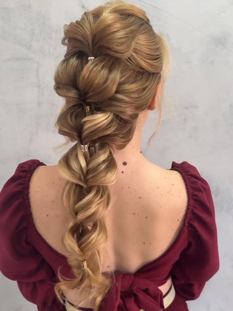 penteados para trabalho cabelo longo