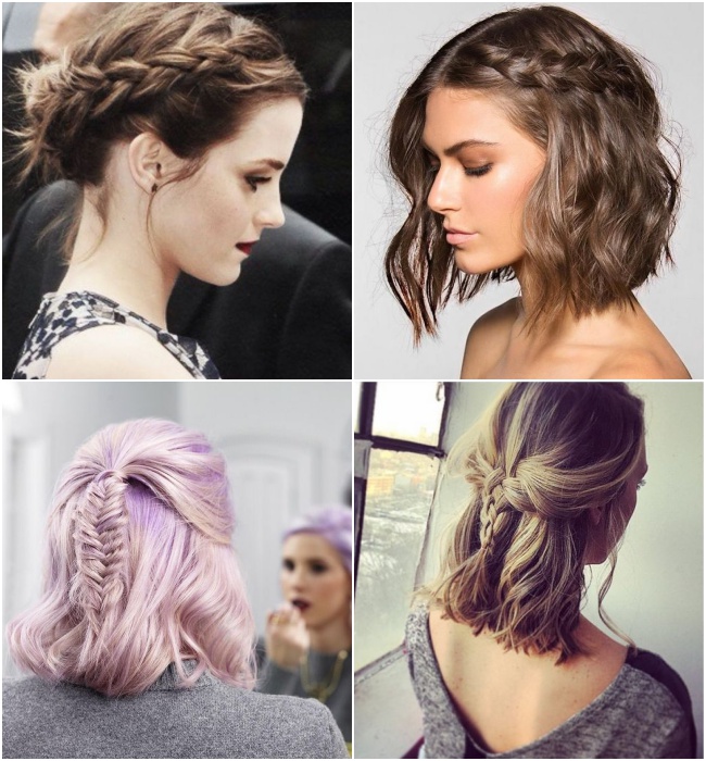 penteados para cabelo médio liso