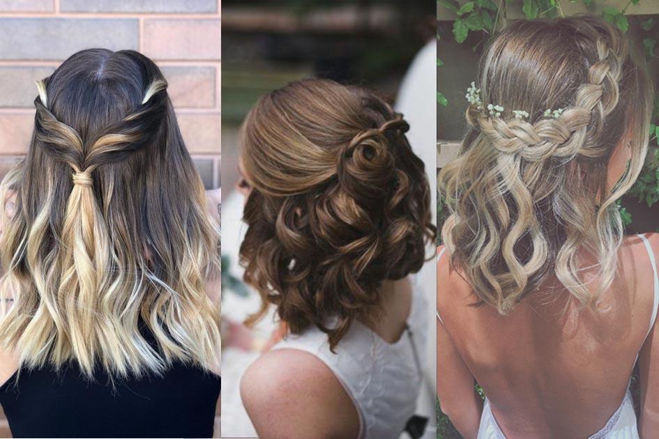 penteados para cabelo médio com trança