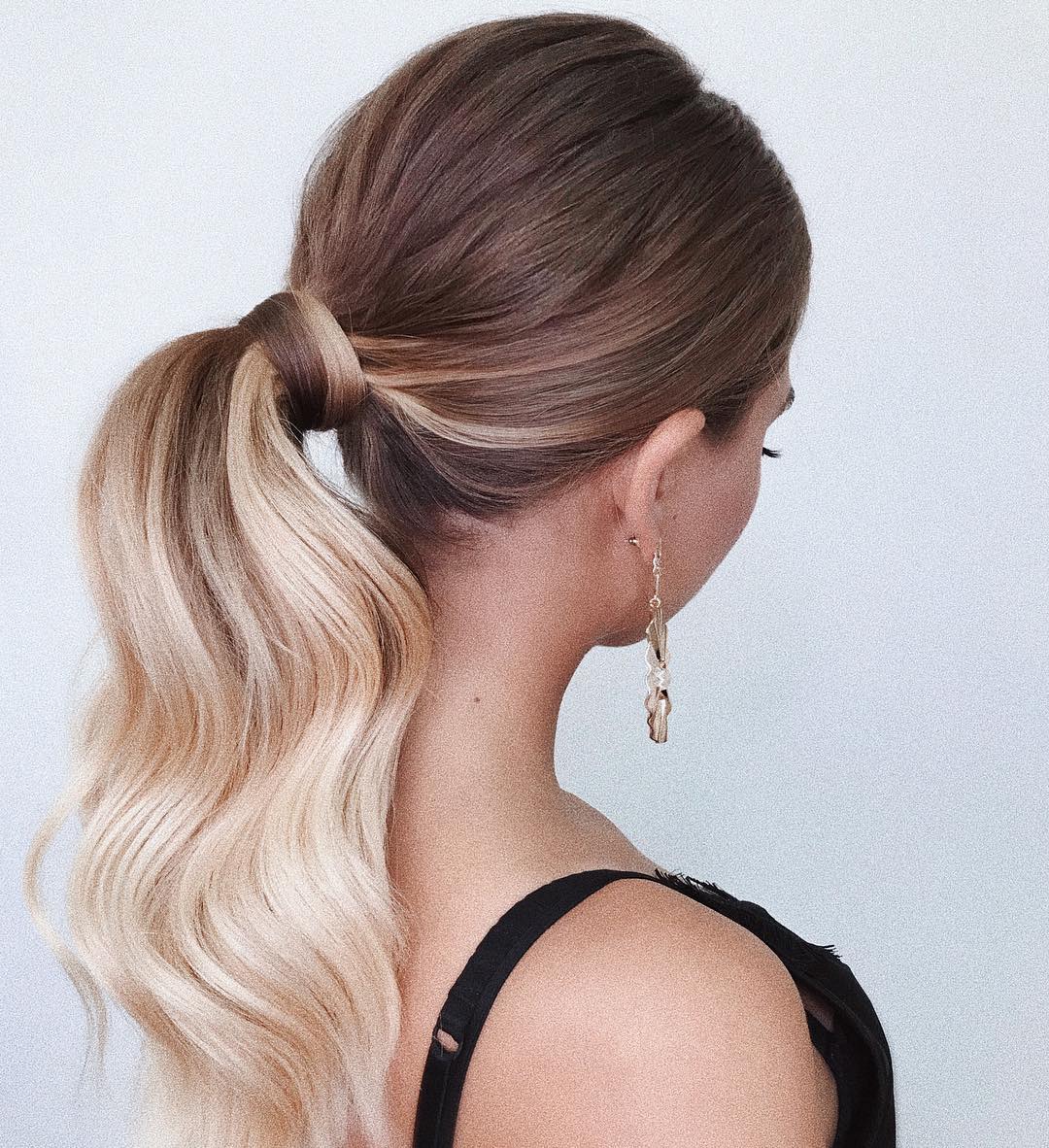 penteados presos para cabelo médio