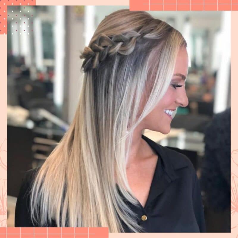 acessórios para cabelo liso solto