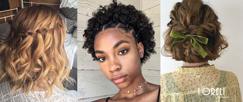 penteados para cabelo curto para casamento