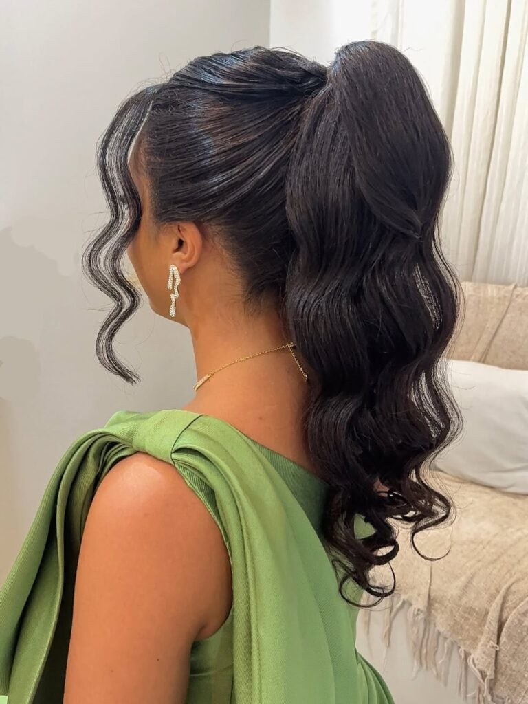 penteado casamento simples