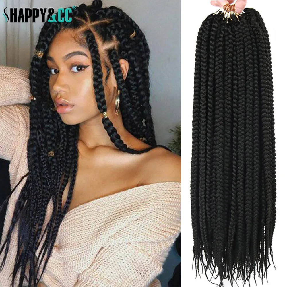 box braids estilos