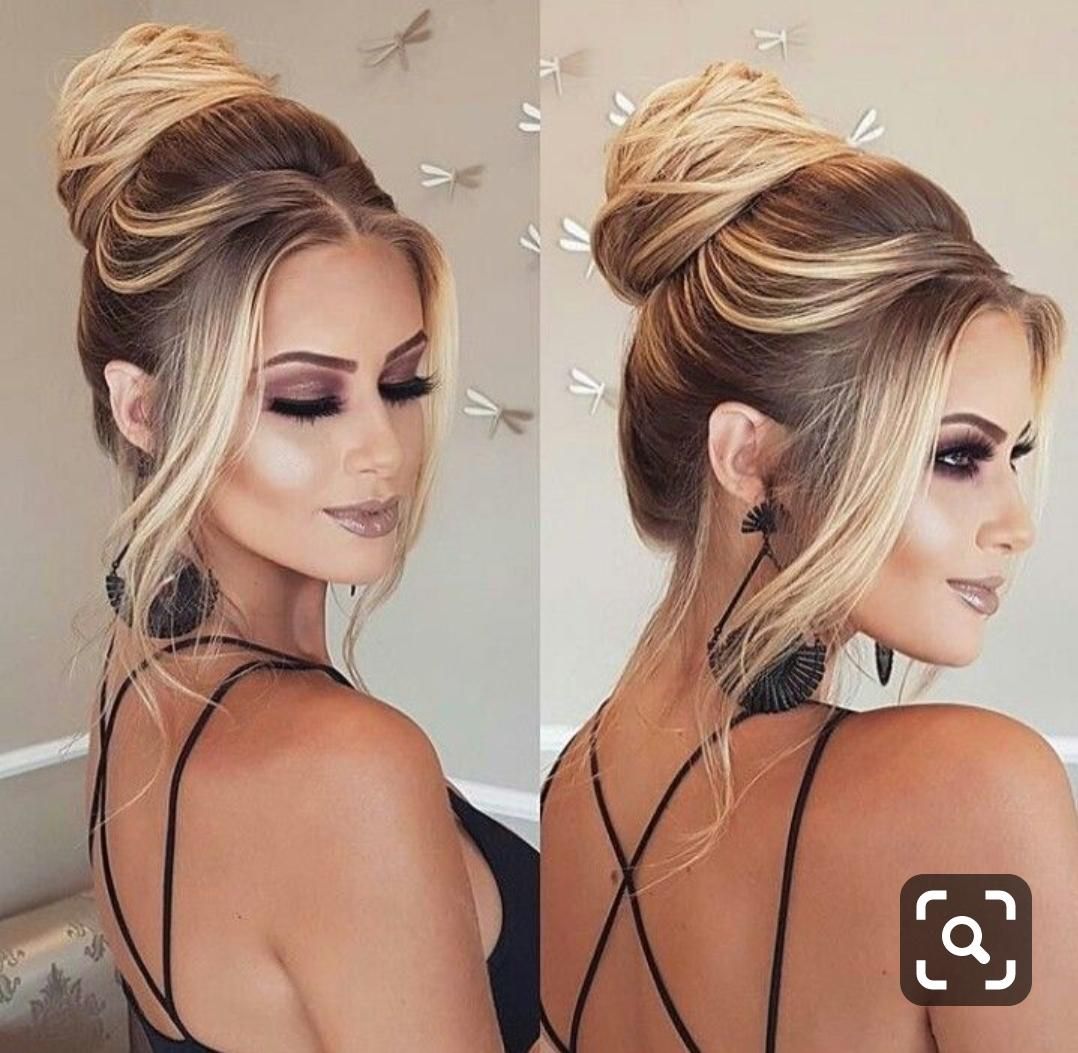 penteados presos para cabelo longo