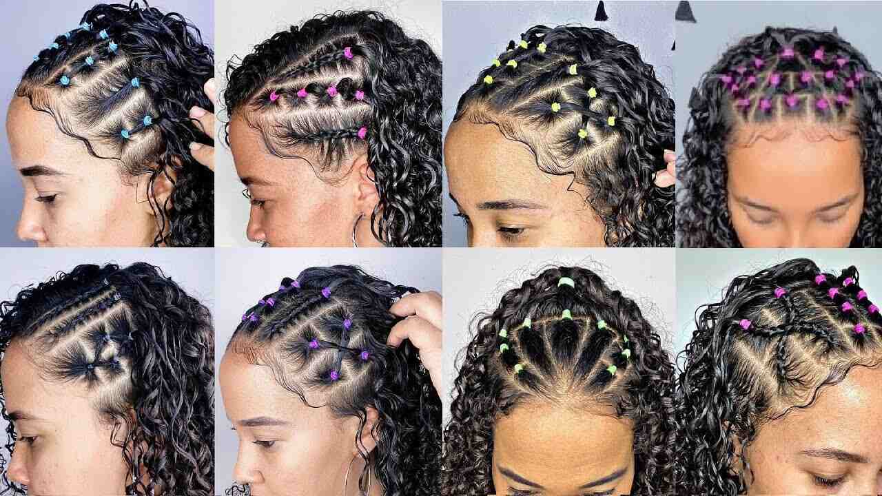 penteados fáceis com elástico de silicone