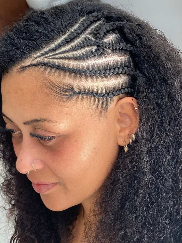 box braids simples
