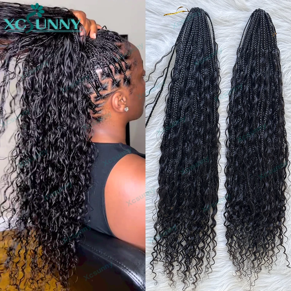 jumbo braids com cachos soltos