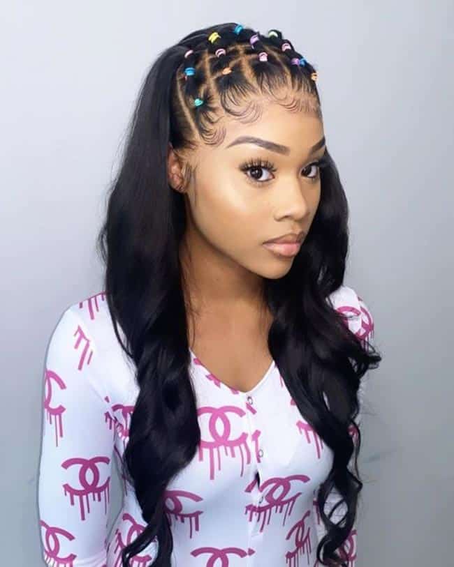 penteados com elástico cabelo liso curto