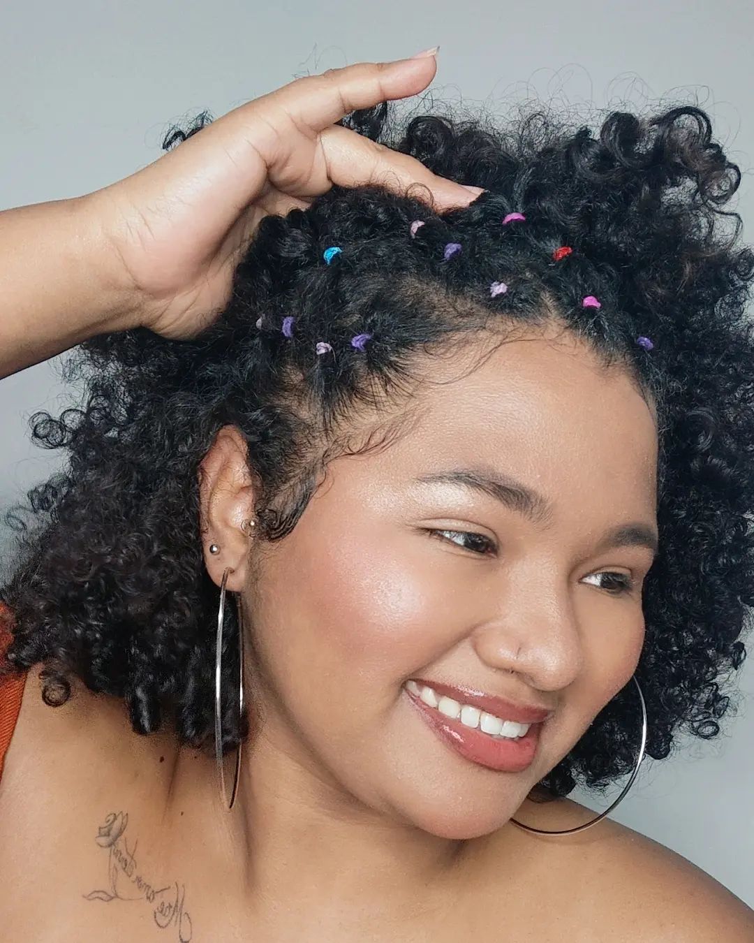 penteados com elástico cabelo liso curto
