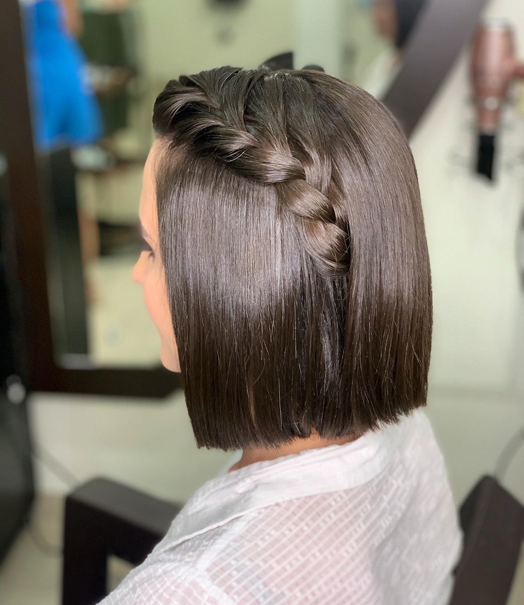 penteados modernos cabelo liso curto
