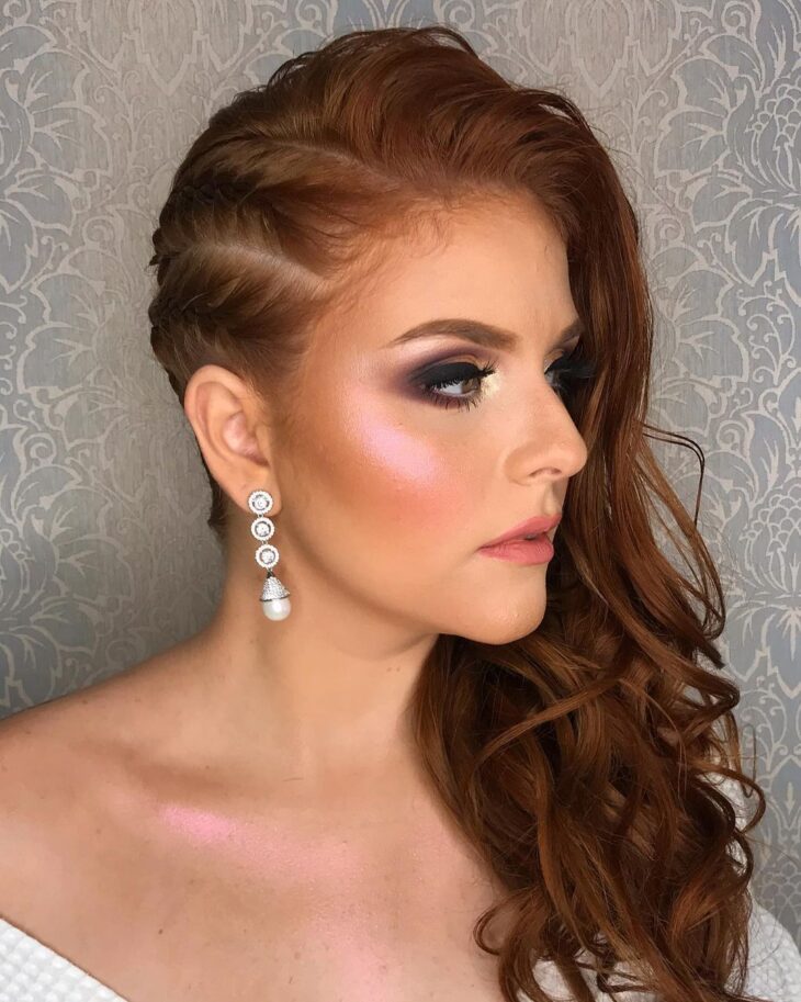 dividir cabelo de lado