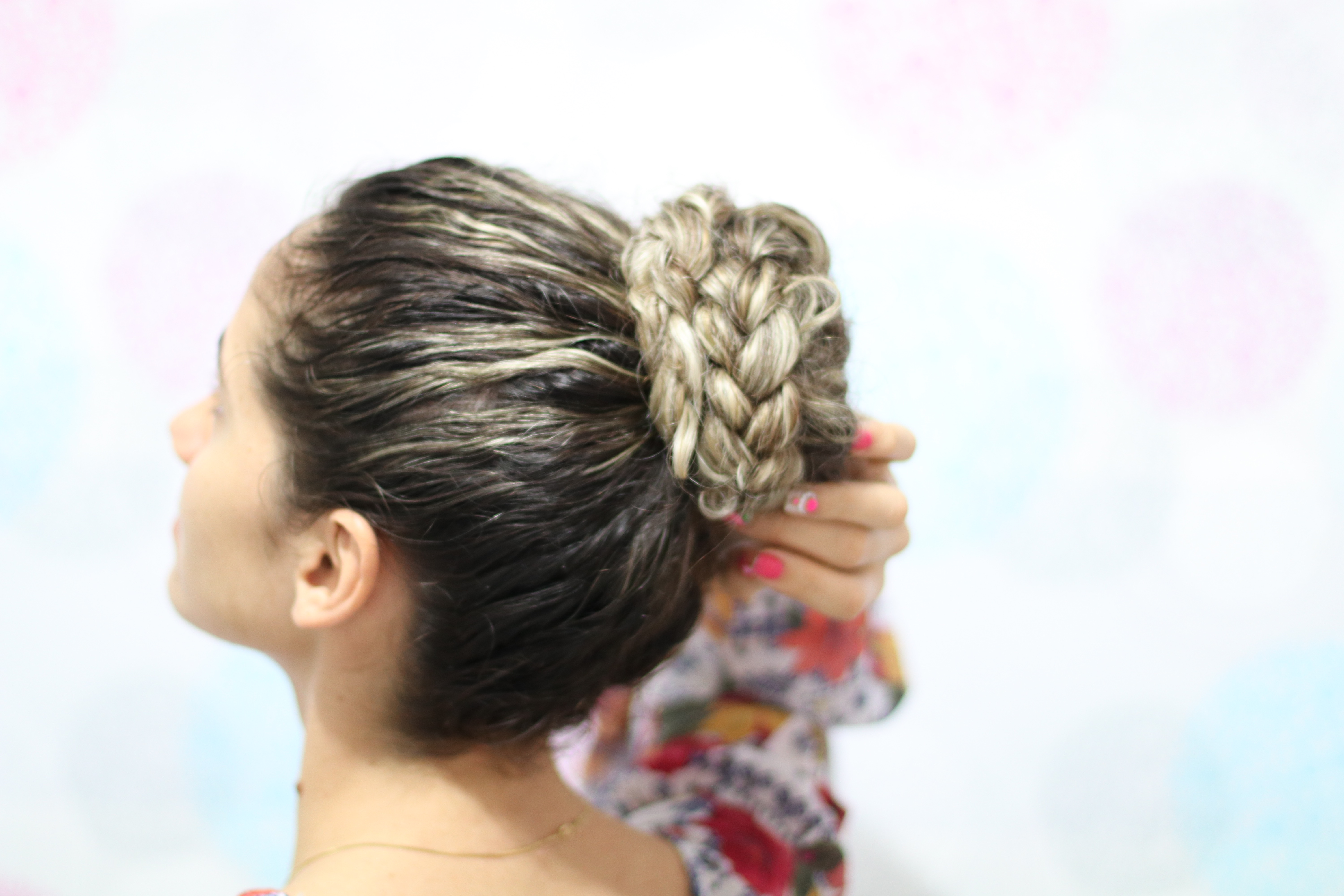 penteado de festa junina fácil