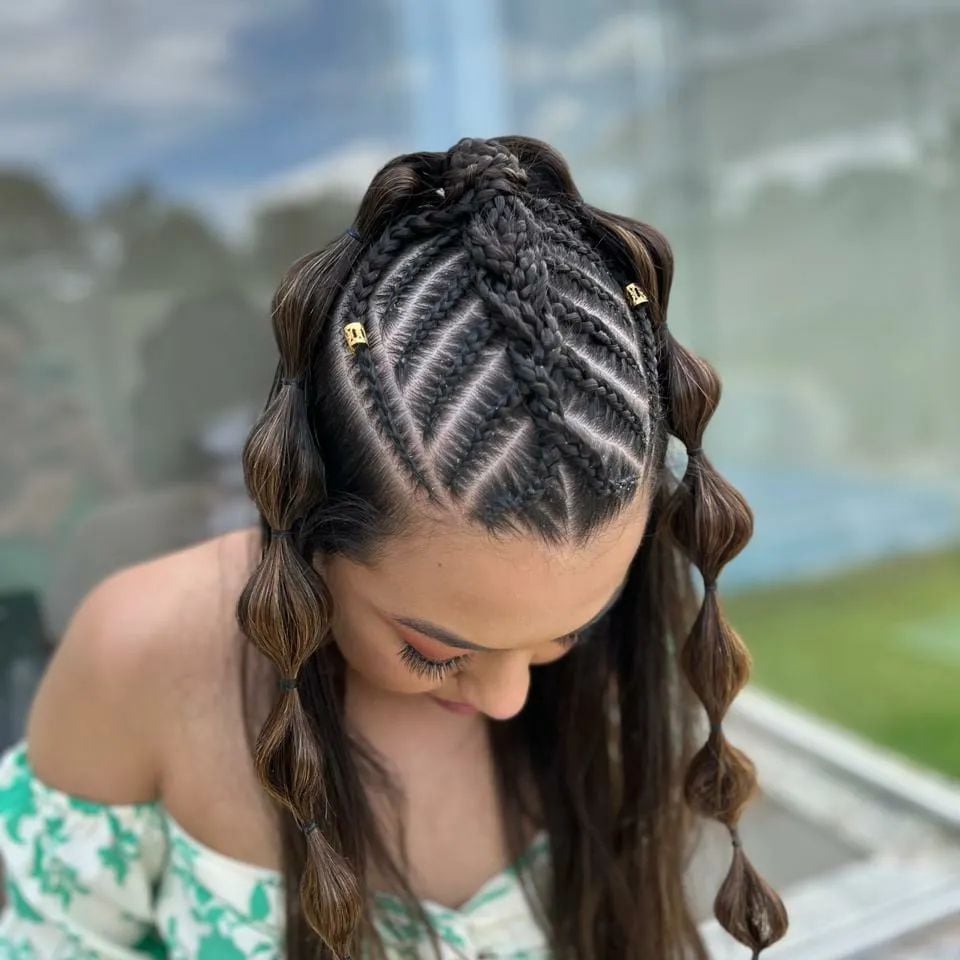 box braids passo a passo