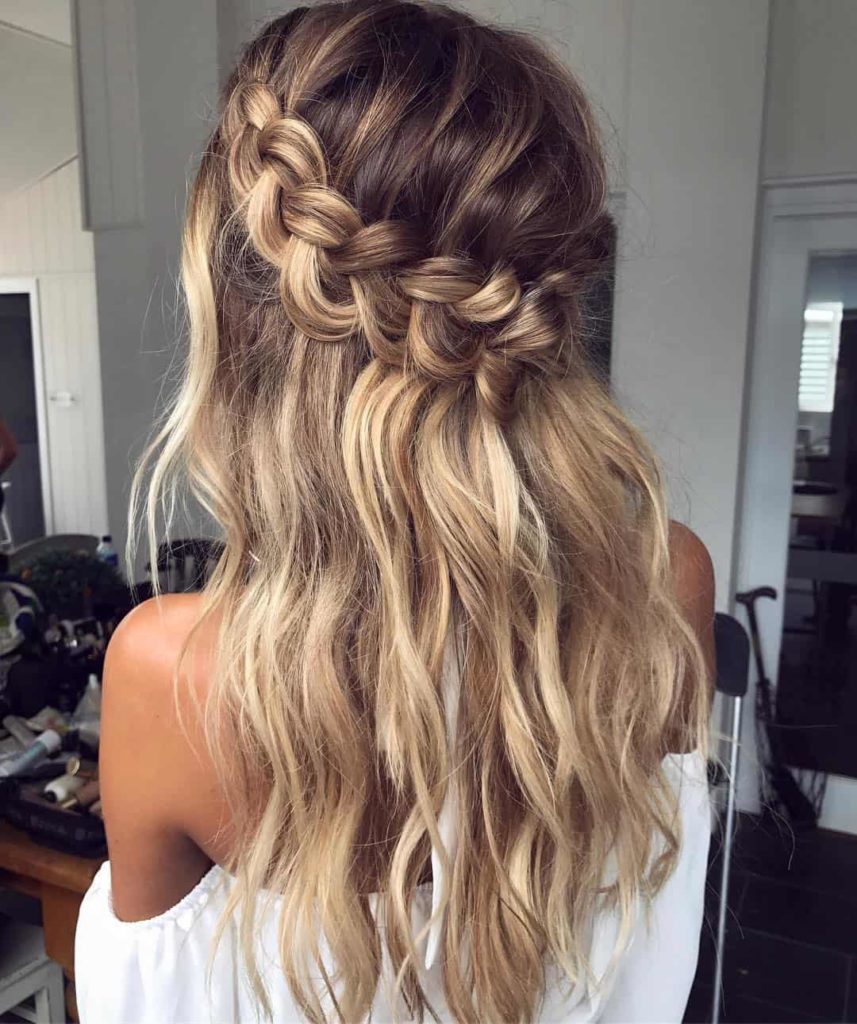 trança bolha penteado