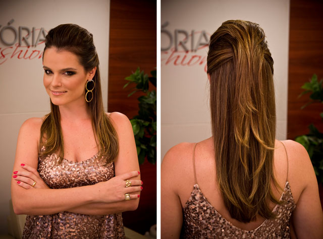 penteado formatura com trança