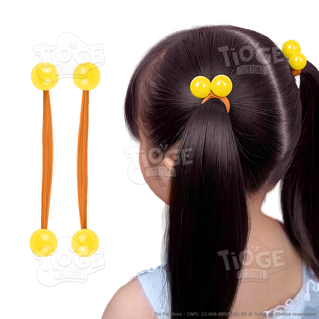 como fazer penteado infantil com xuxinhas