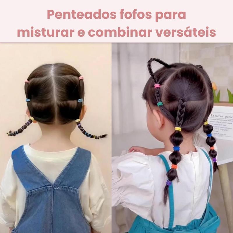 penteados rápidos para crianças com xuxinhas