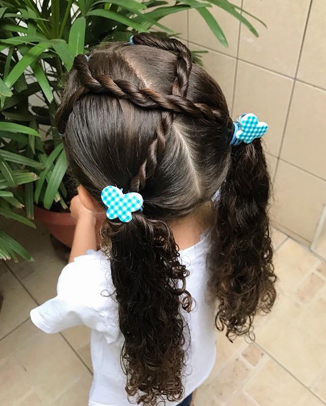 penteados para cabelo liso infantil
