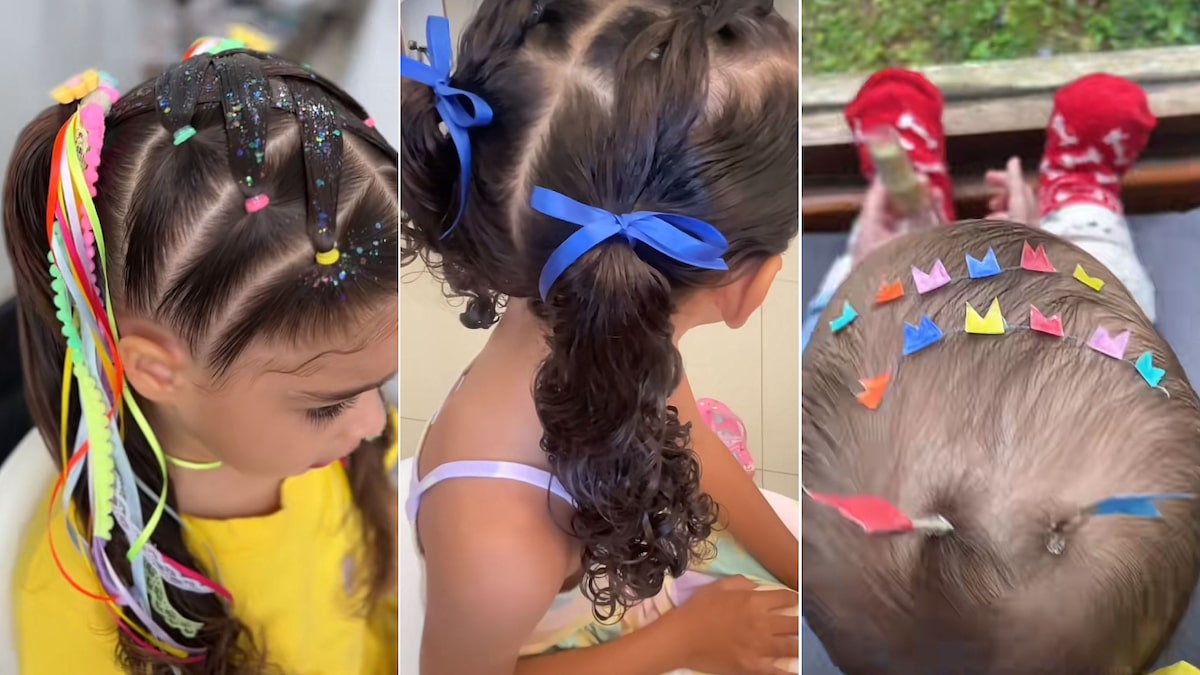 penteados juninos para cabelo cacheado