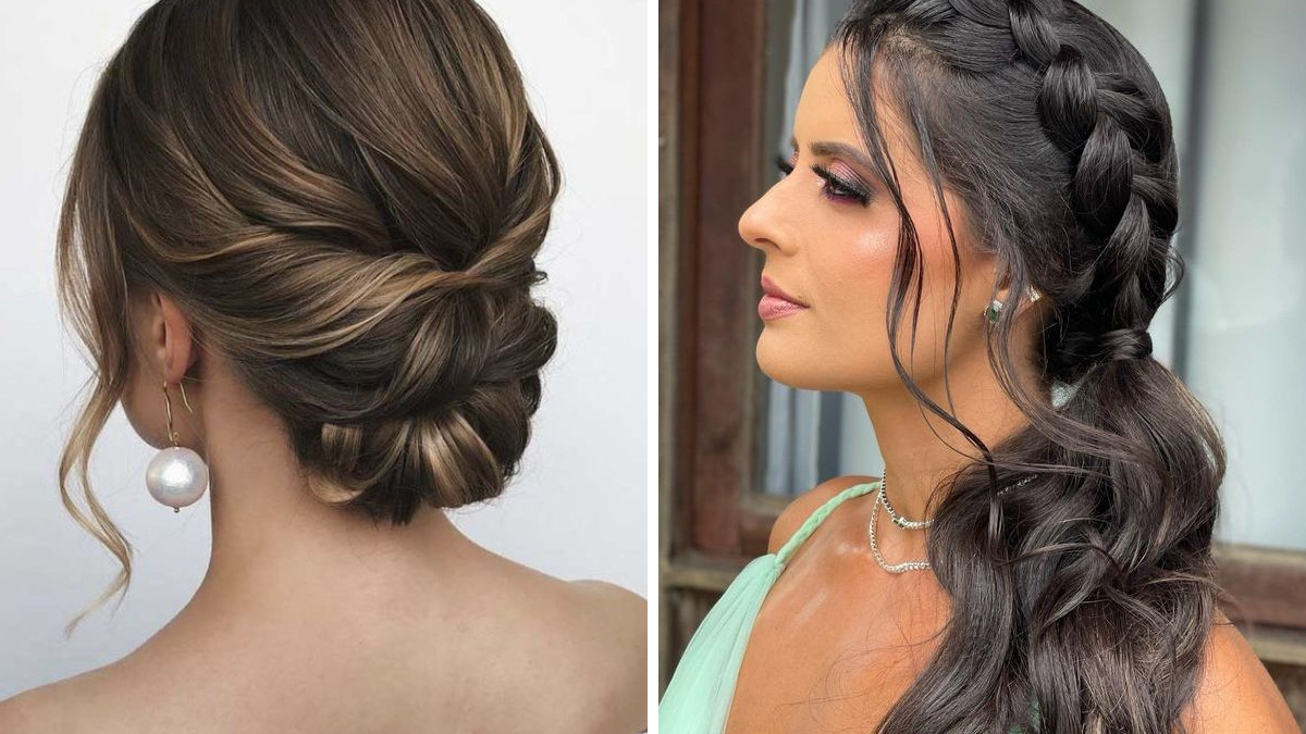 penteado madrinha casamento noite