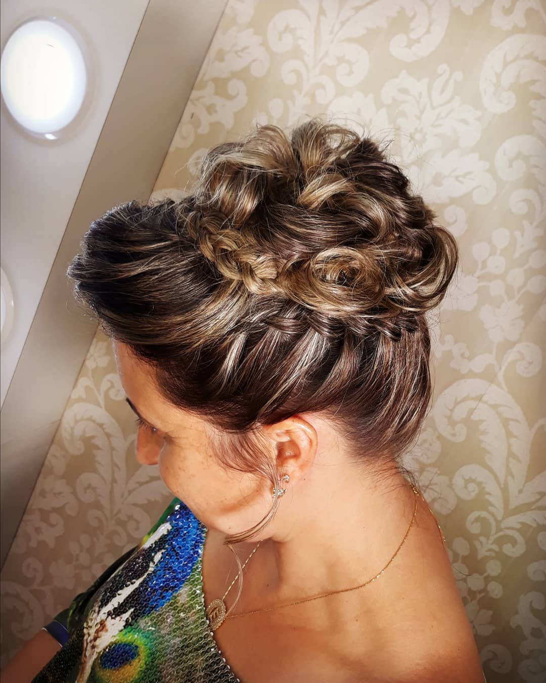 penteado mãe da noiva elegante
