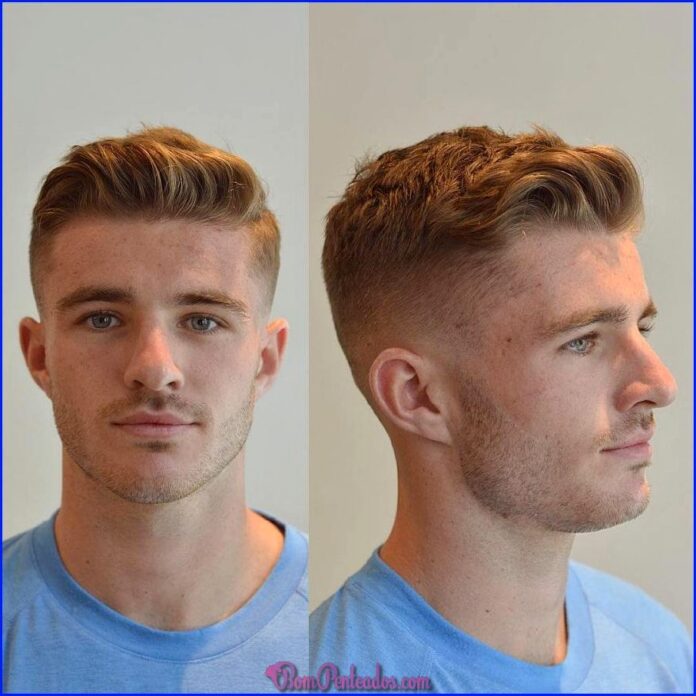penteados para cabelo médio masculino