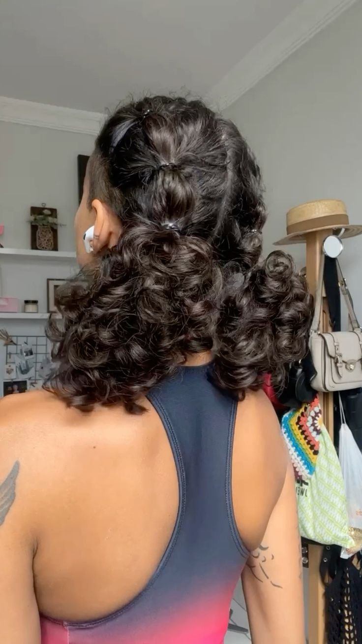 penteados para academia sem quebrar cabelo