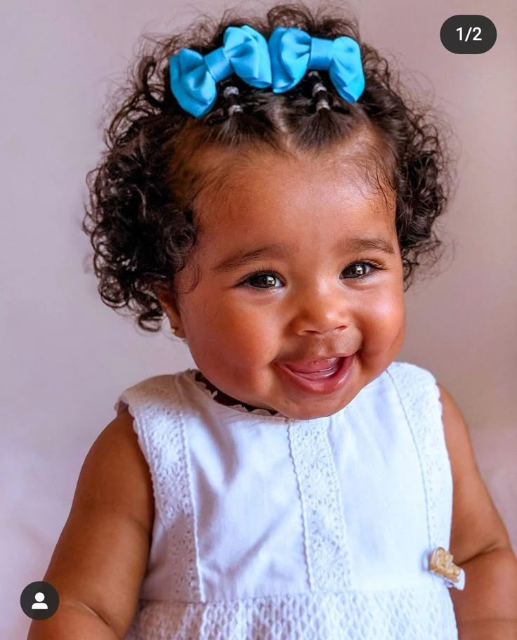 penteados fáceis para bebês de 1 ano