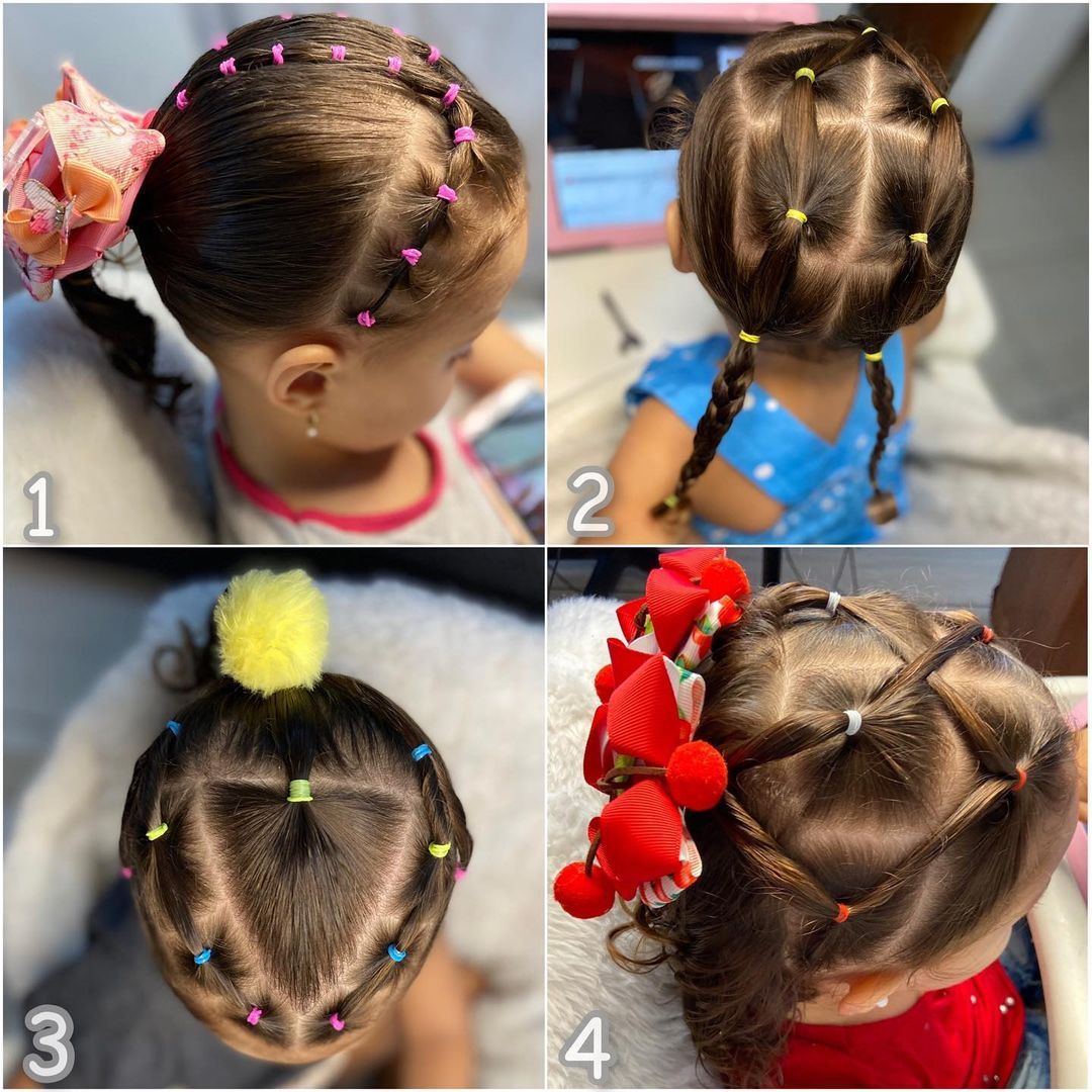 penteados para bebê com pouco cabelo 2 anos