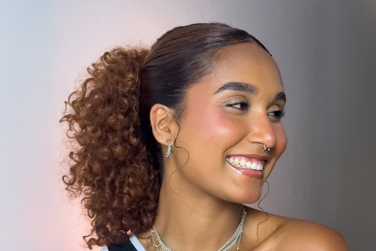 penteados fáceis cabelo cacheado curto dia a dia