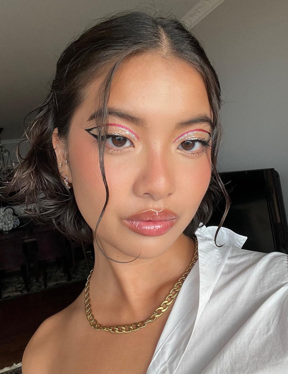 penteados para cabelo curto para casamento