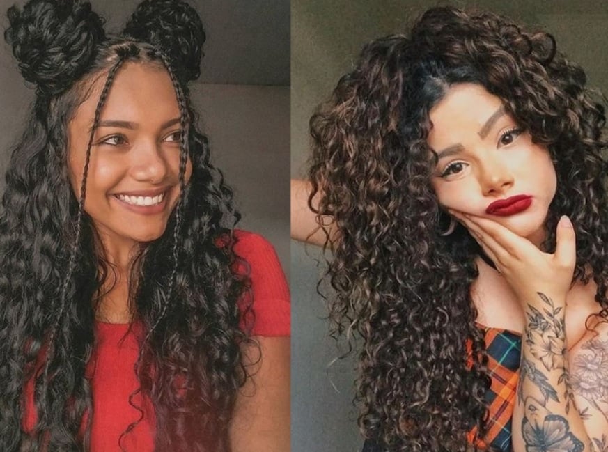 penteados para cabelo cacheado curto