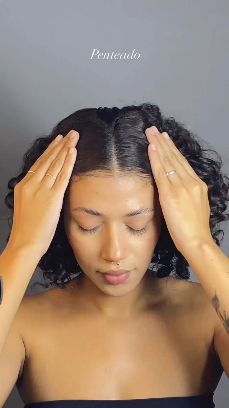 penteados para cabelo cacheado curto dia a dia