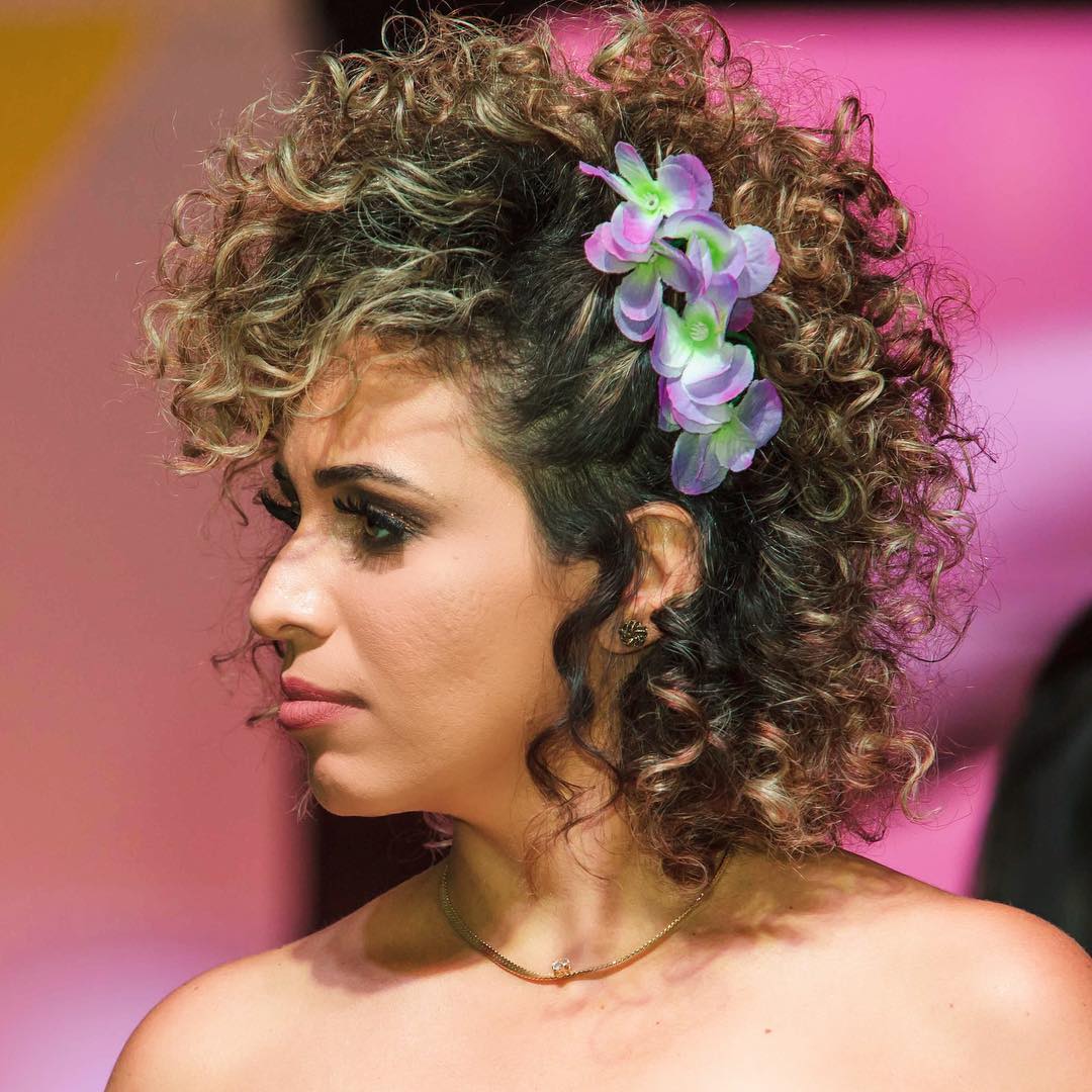 penteados para cabelo cacheado curto e crespo
