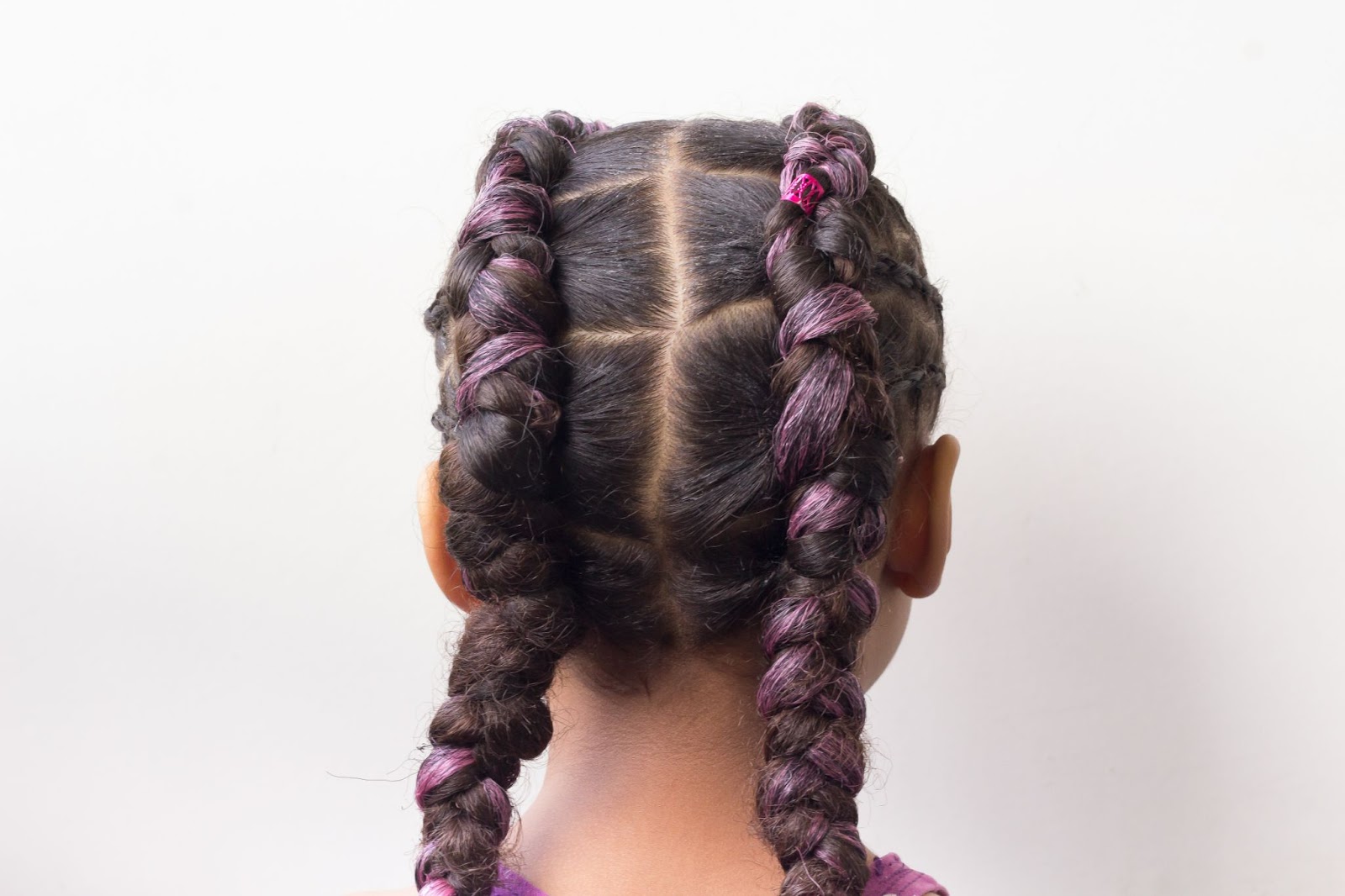 penteados para meninas cacheadas com liguinhas