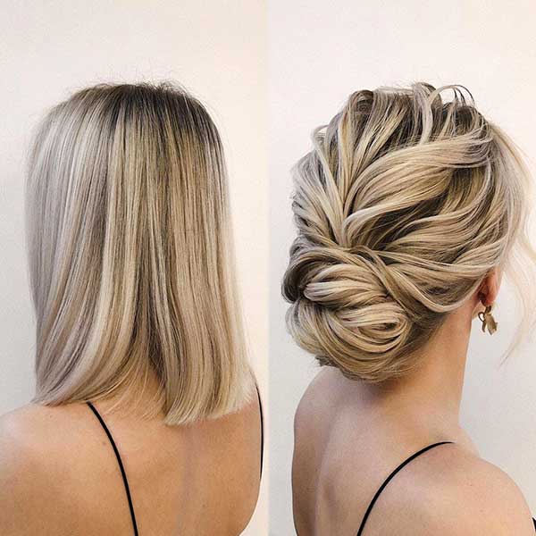 penteados para cabelo bob