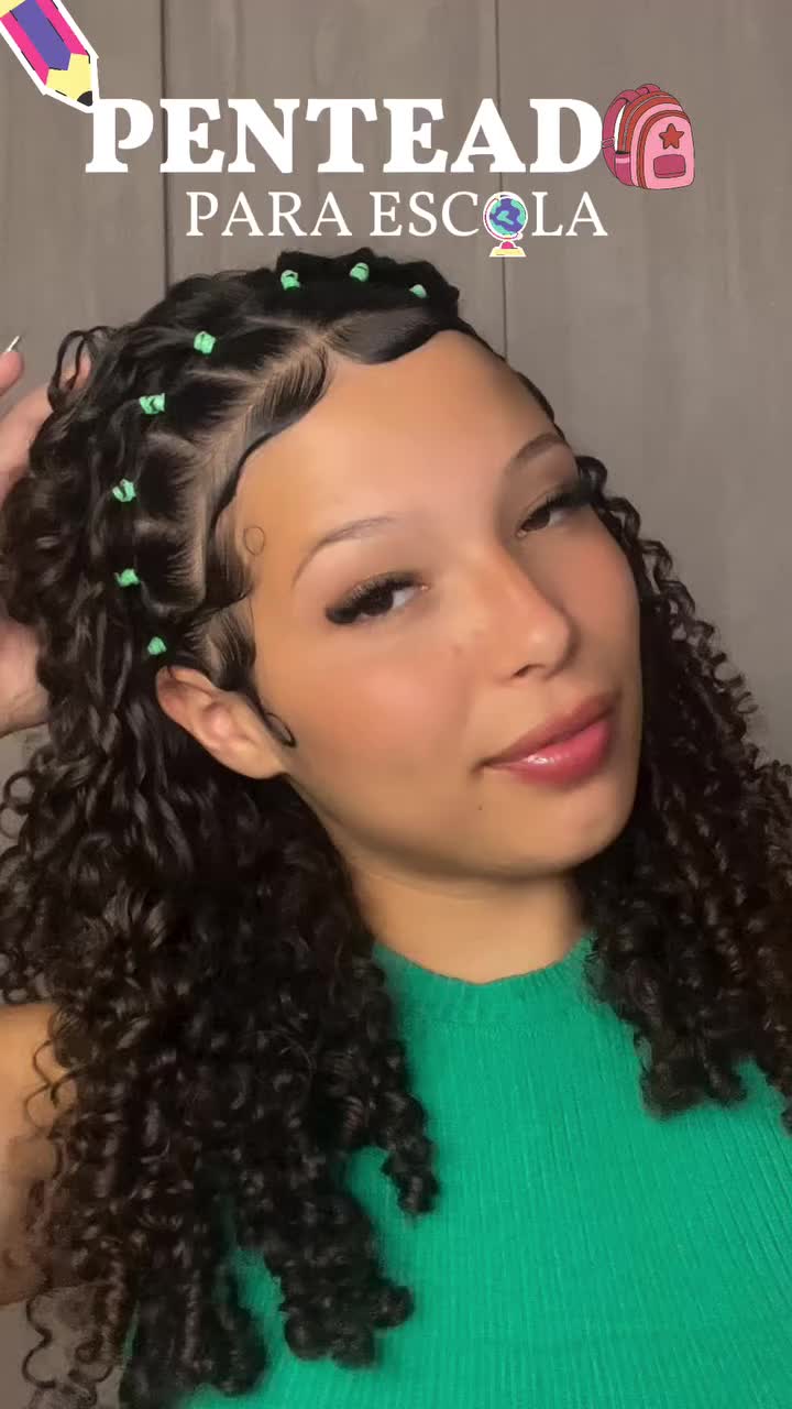 penteados com liguinhas para trabalho cabelo liso