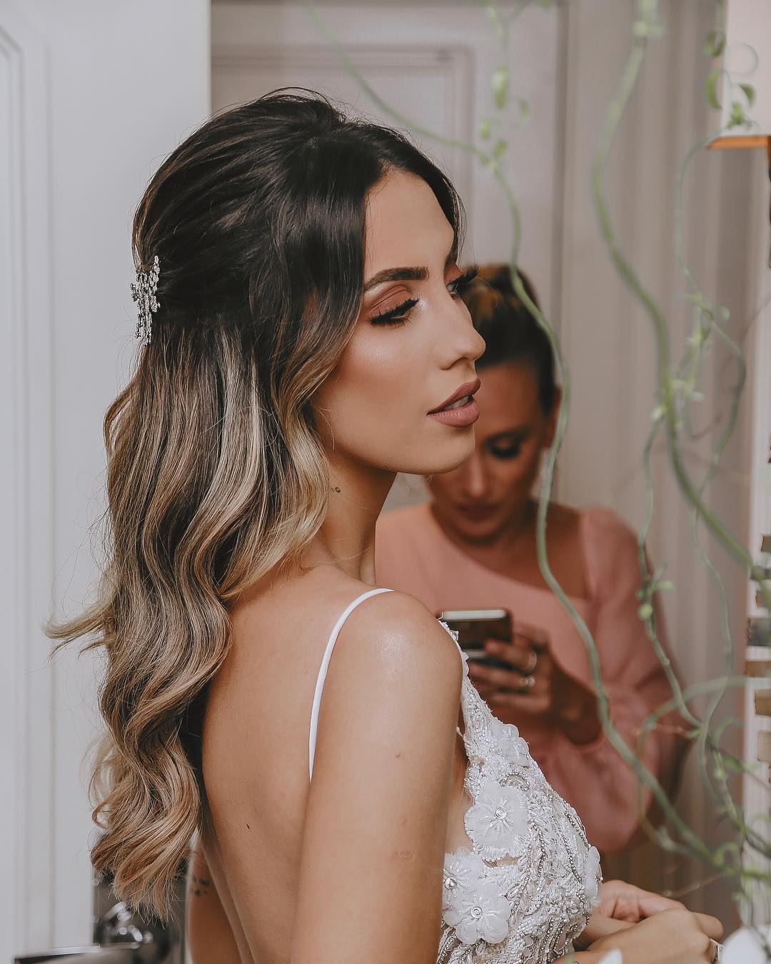 penteados para casamento madrinha